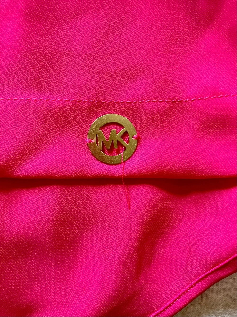 Michael Kors Hot Pink Layered Sleeveless Tank